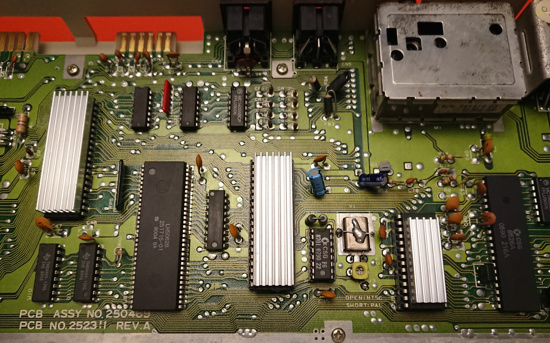 Commodore 64C motherboard
